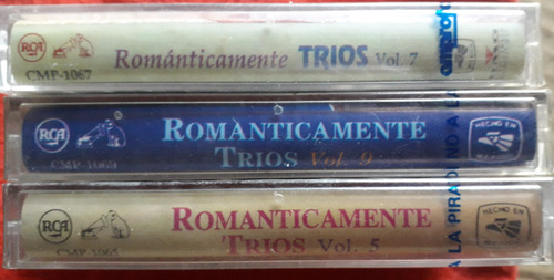 Románticamente Tríos Vol 5, 7 Y 9 Casets Sellados (Usado)