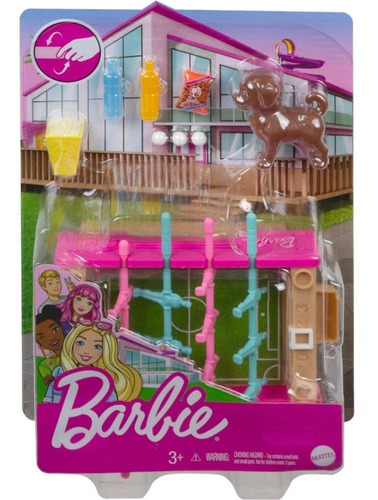 Barbie Real Mini Conjunto C/ Pet (sortido 1 Und)