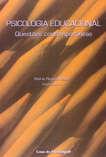 Libro Psicologia Educacional De Maria Regina Maluf Casa Do P