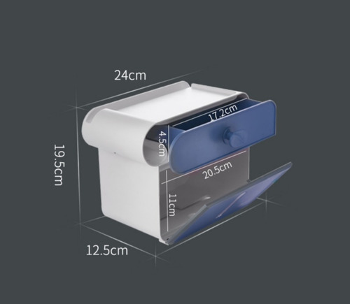 Dispensador De Papel Higiénico Porta Celular O Tablet