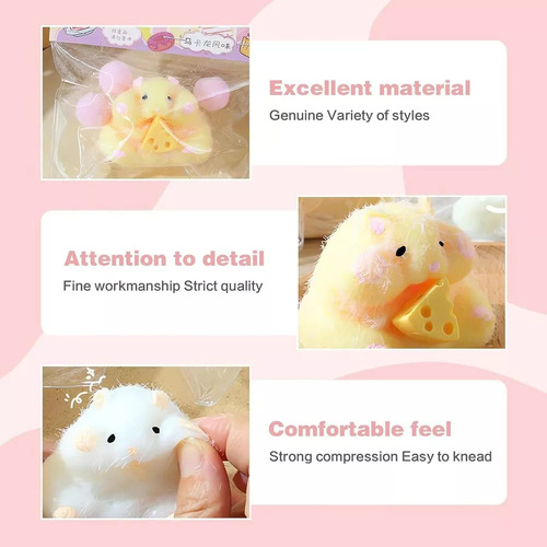De Juguetes Para Apretar Hamster Blando, Taba Squishy, 2