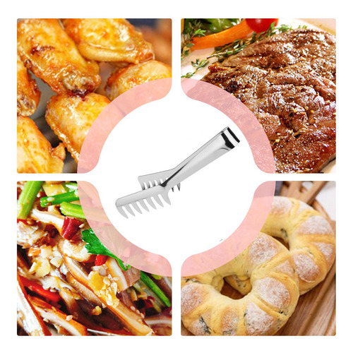 Pinzas Para Servir Pasta, Clip De Acero Inoxidable Para Espa