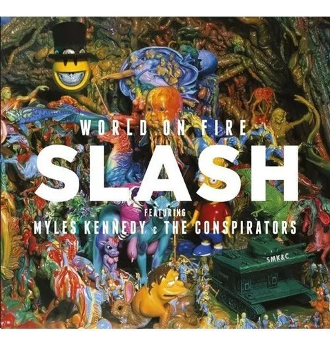 Slash World On Fire Cd Imp.nuevo Cerrado Original En Stock