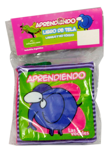 Libro De Tela Aprendiendo Vocales Ploppy 350039