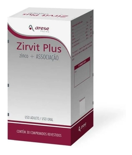 Zirvit Plus Caixa 30 Comprimidos - Arese