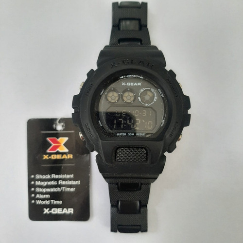Reloj Xgear 3230b Deportivo Digital Cronometro Negro