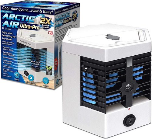 Mini Ar Condicionado Arctic Air Ultra-pro Com Refil P/ Gelo Cor Branco 110V/220V