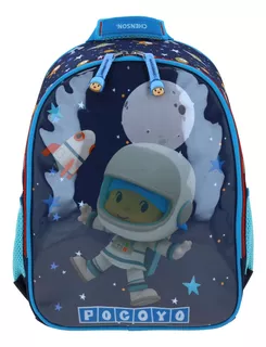 Mochila Pocoyo Astronauta Estampado Py65984 Primaria Chenson