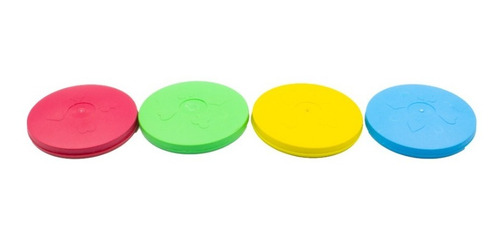 Imagen 4 de 6 de Sujetador De Barajas Tamaño Jumbo, Set 4 Piezas. 4 Colores