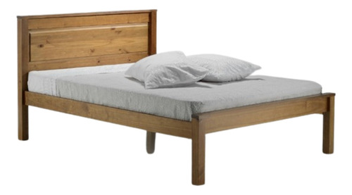 Cama De 2 Plazas De Madera Maciza Dormitorio Hogar Premium