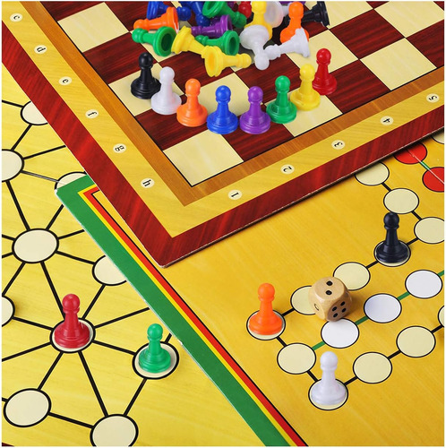 64 Pcs Juegos De Mesa Piezas Piezas De Ajedrez De Plástico M