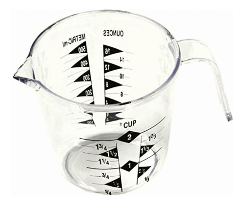 Chef Craft 2-cup Measuring Cup, Clear