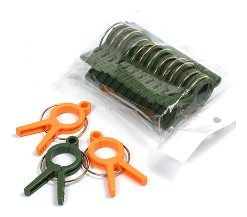 3 Clips Para De Jardín, Clips De Flores Y Verde 12 Piezas