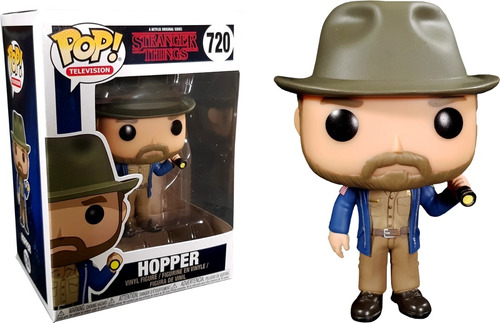 Funko Pop Stranger Things Hopper With Flashlight