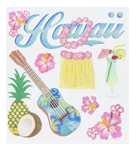 Boutique Dimensional Stickers-hawaii