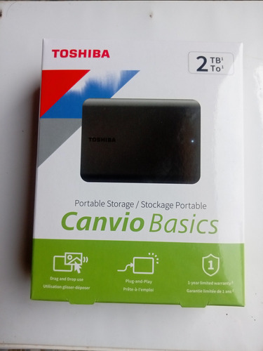 Disco Duro Externo De 2 Tb Toshiba 