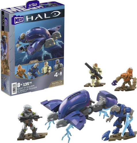 Mega Halo Toys - Juego De Construcción De Vehículos, Ghos.