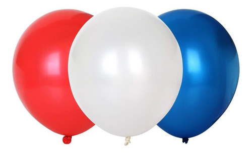 Globos De Látex Estrellas 12 Unidades Fiestas Patrias 