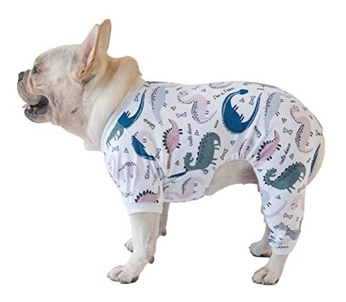 Abrigos O Pijama Suave Para Cachorros Blanco Talla S