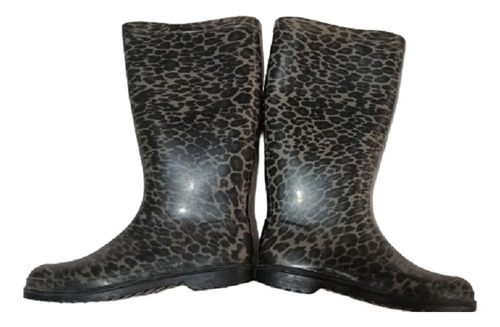 Botas De Lluvia Calfor Pampeana Animal Print Talle 38