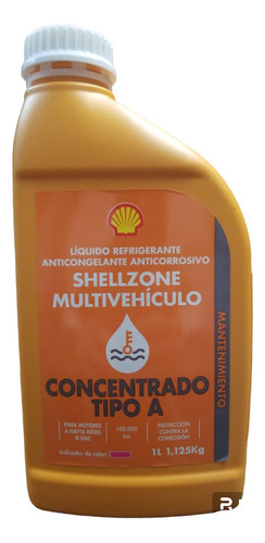 Refrigerante Shellzone Multivehiculo X 1l (concentrado)