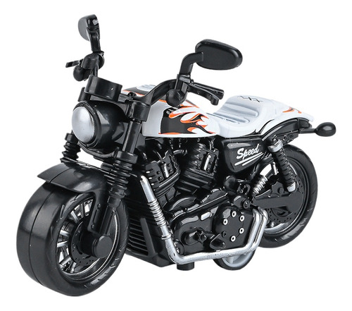 Lote De 3 Coches De Juguete Harley Motorcycle Pullback