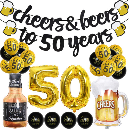 Decoraciones De Aniversario De 50 Años: Vítores Y Cervezas A