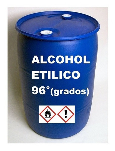 Alcohol Etílico (potable) De 96° / Tanque X 210 Litros
