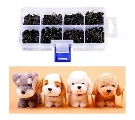Imagen 3 de 7 de Pack Ojos De Seguridad, Vellón Agujado, Amigurumi, Muñecas