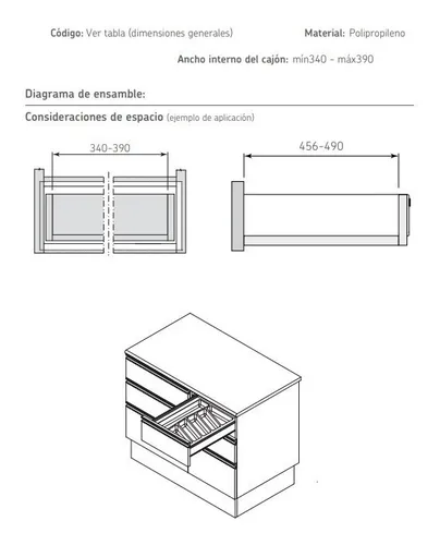 Organizador de cubiertos a medida sale