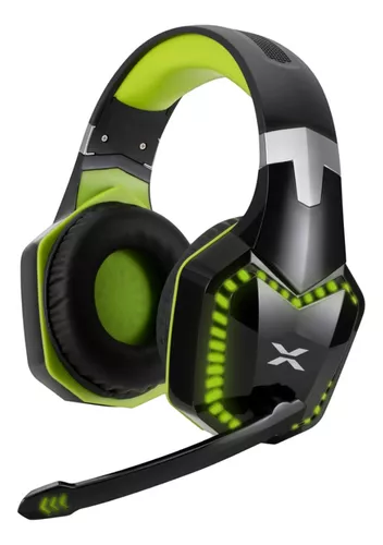 AURICULARES GAMER HEADSET EKSA E1000 V-SURROUND 7.1 RGB PC PS4 VERDE