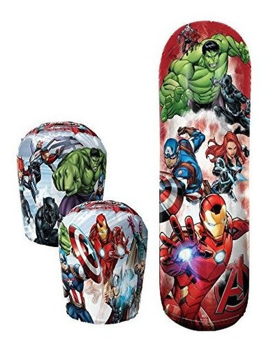 Hedstrom Avengers Bop Combo Sacos De Boxeo Y Guantes Inflabl