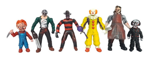 Set Figuras De Accion Personajes Terror Chuky Jason Myers