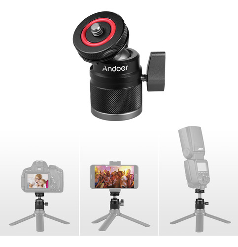 Cámara Ball Head Cold Speedlite Compatible Con Andoer