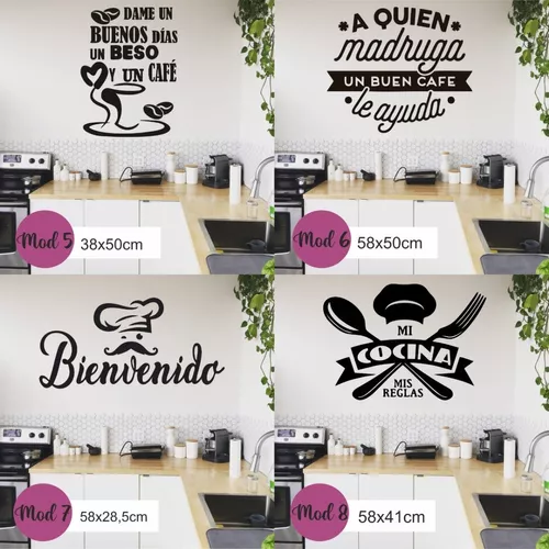 Vinilos Decorativos Para Cocina Comedor Frases Para Pared