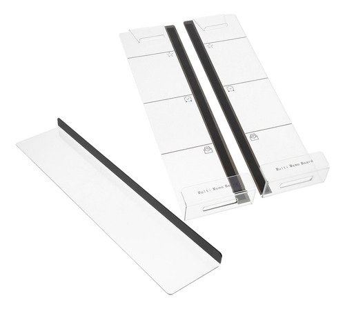 Tablero De Notas Para Monitor De Computadora De 3 Piezas: La