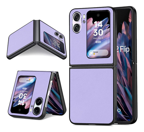 Funda For Oppo Find N2 Flip Cover Piel Cover Flip Cover Cove