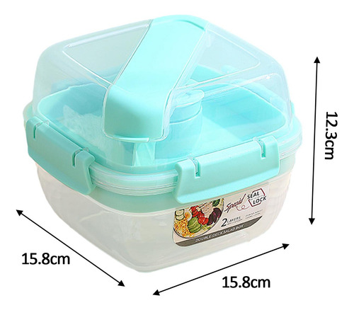 Recipiente Para Ensalada Para Llevar, Recipiente Compatible