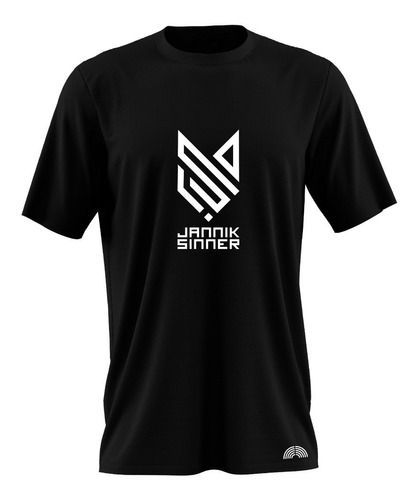 Remera Algodon Tenis Atp Jannik Sinner Logo Sin003