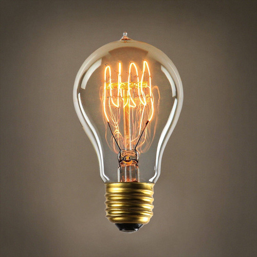 Imagem 3 de 8 de 5x Lâmpada Vintage Retrô Edison Filamento De Carbono - A19
