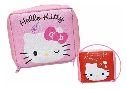 Bolso Estuche Hello Kitty Para Maquillaje , Audífonos, Etc