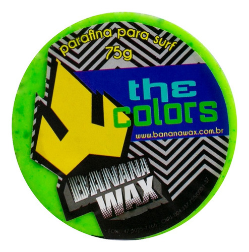 Kit C/ 3 Parafinas Verdes Banana Wax  Colors 