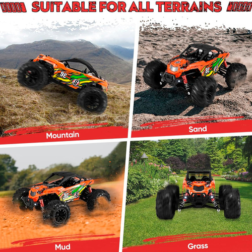 Auto Control R 40km 4x4 Todo Terreno Buggy 1:16 Profesional