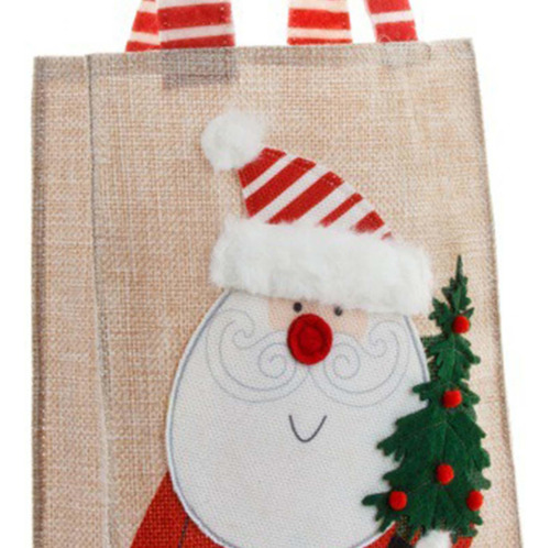 Bolsa De Navidad Decoración De Navidad Bolsa De Papá Noel