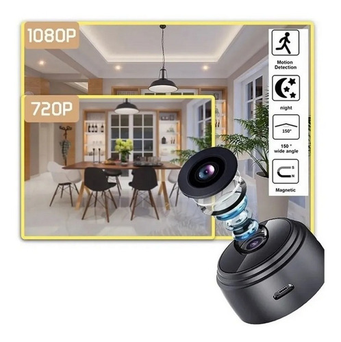Imagem 3 de 5 de Câmera Espiã Full Hd Discreta Para Filmar Escondido Promoção