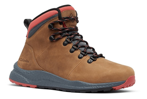 Botín Mujer Sh/ft Wp Hiker Cuero Beige Impermeables