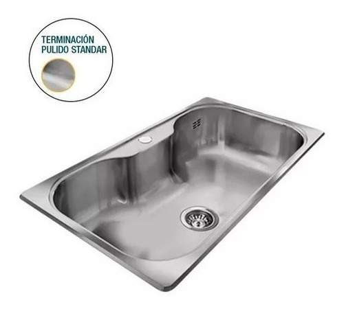 Pileta Cocina Johnson Acero 304 Luxor Si85a Sin Dosificador 