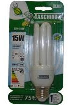 Lampara B.consumo 3u 15w 220v Fria Taschibra.