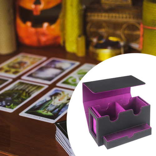 Caja De Baraja De Cartas Caja De Púrpura