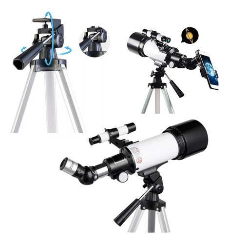 Telescópio Portátil Adultos E Crianças Iniciantes Astronomia